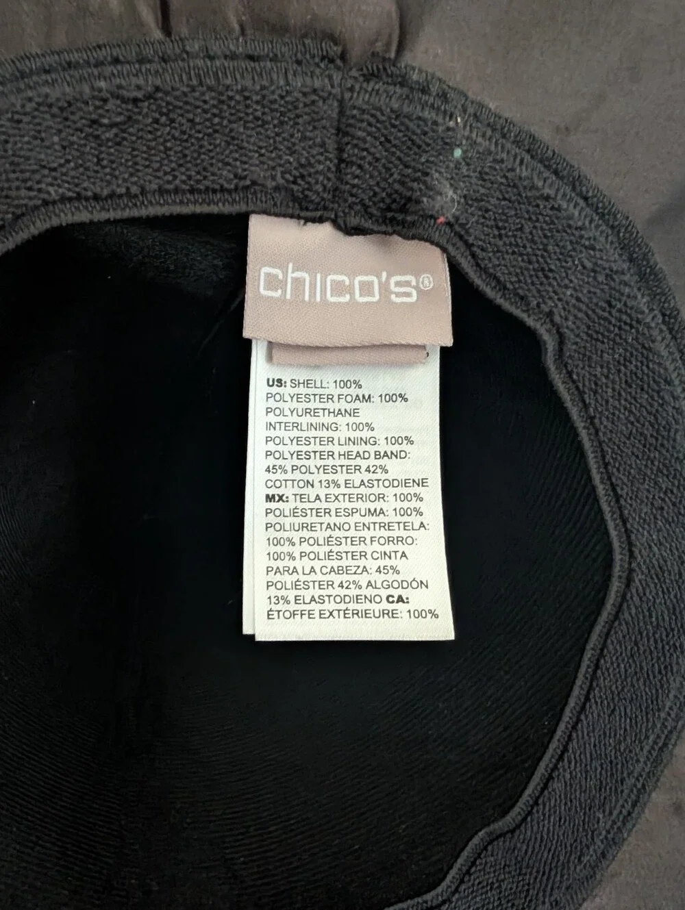 Chico's Witches Halloween Hat Limited Edition Signature Leopard Cheetah Print